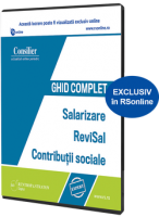 Ghid complet de Salarizare, ReviSal si Contributii sociale